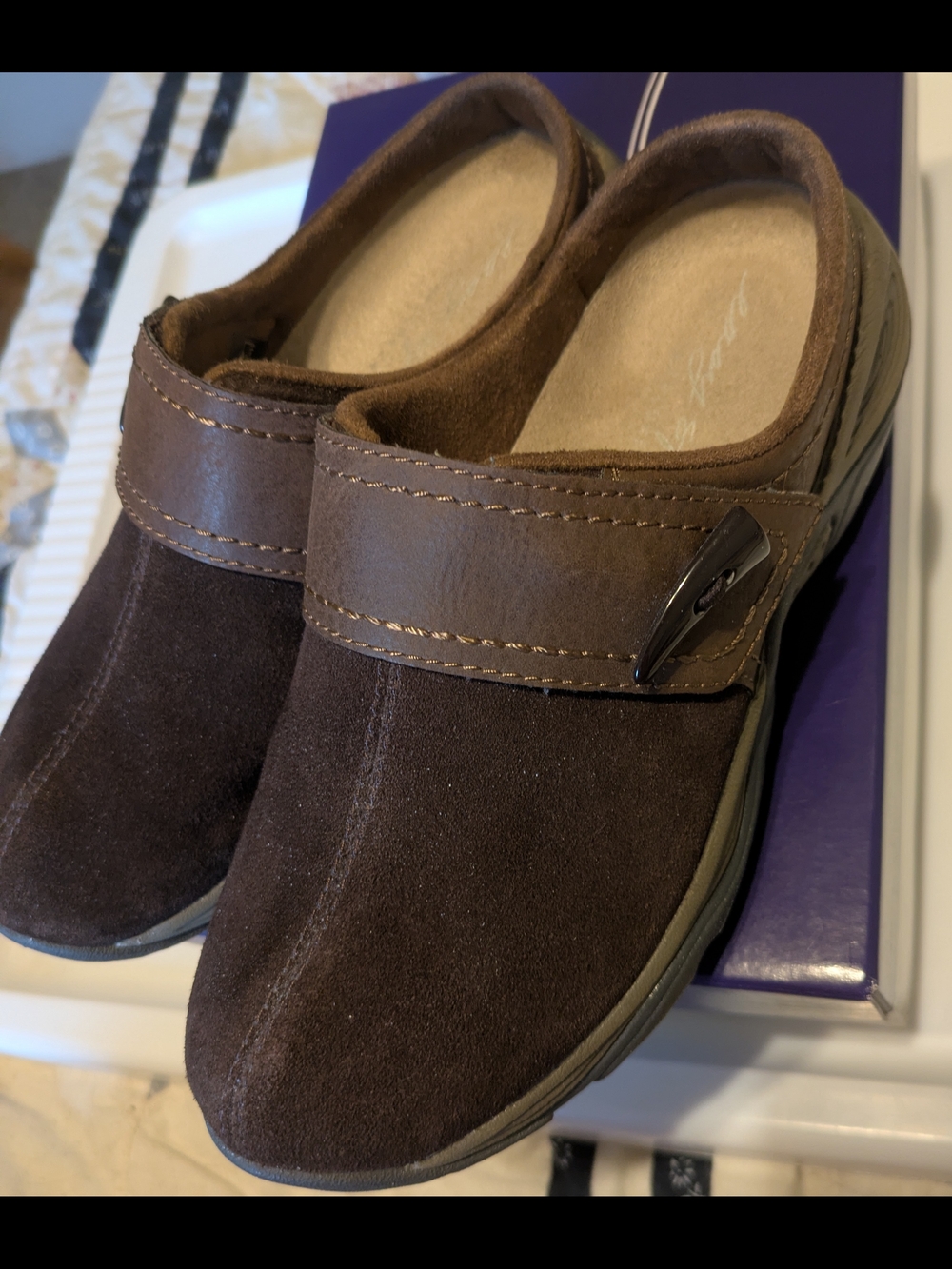 Easy Spirit Explore 24 Comfort Walking Mules Arch Support Like New Condition Y2K